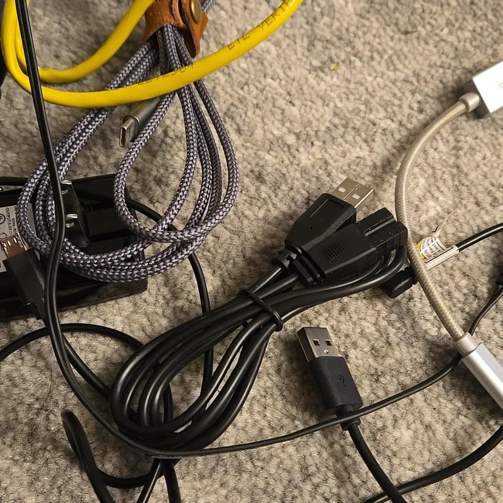 Assorted cords and adapters